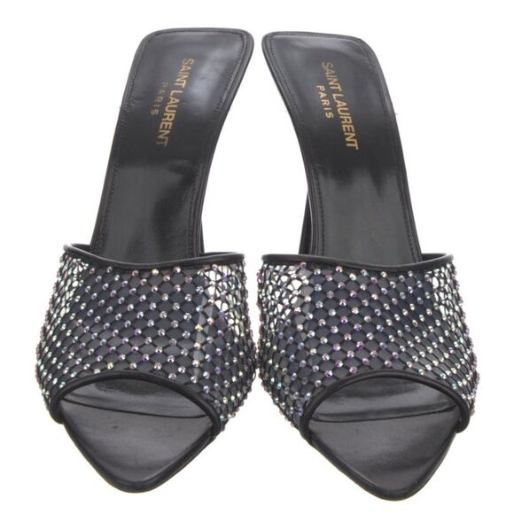 Saint Laurent PVC embellished Mules - Picture 2 of 5